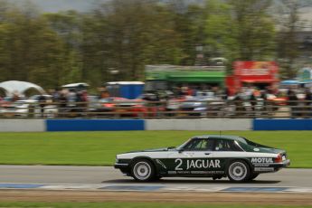© Octane Photographic Ltd. 2012 Donington Historic Festival. JD Classics Challenge for 66 to 85 touring cars, qualifying. Jaguar TWR XJS - Alex Bunscombe/Gary Pearson. Digital Ref : 0318lw7d8882