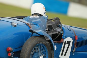© Octane Photographic Ltd. 2012 Donington Historic Festival. “Mad Jack” for pre-war sportscars, qualifying. Delahaye 135CS - John Polson. Digital Ref : 0314cb1d7432