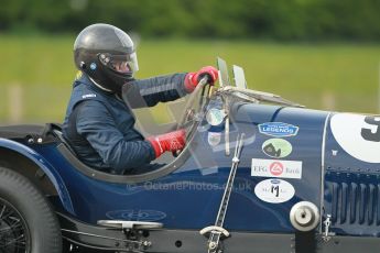 © Octane Photographic Ltd. 2012 Donington Historic Festival. “Mad Jack” for pre-war sportscars, qualifying. Bentley - Richard Hudson. Digital Ref : 0314cb1d7438