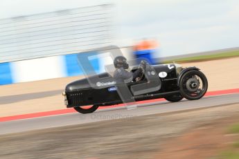 © Octane Photographic Ltd. 2012 Donington Historic Festival. “Mad Jack” for pre-war sportscars, qualifying. Morgan Super Aero - Sue Darbyshire/Gary Caroline. Digital Ref : 0314cb7d9608
