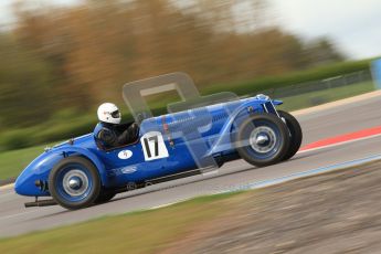 © Octane Photographic Ltd. 2012 Donington Historic Festival. “Mad Jack” for pre-war sportscars, qualifying. Delahaye 135CS - John Polson. Digital Ref : 0314cb7d9610
