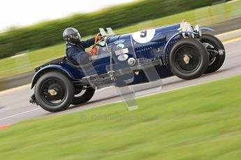 © Octane Photographic Ltd. 2012 Donington Historic Festival. “Mad Jack” for pre-war sportscars, qualifying. Bentley - Richard Hudson. Digital Ref : 0314cb7d9661