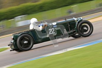 © Octane Photographic Ltd. 2012 Donington Historic Festival. “Mad Jack” for pre-war sportscars, qualifying. James Knapp - Frazer Nash. Digital Ref : 0314cb7d9733