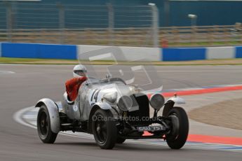 © Octane Photographic Ltd. 2012 Donington Historic Festival. “Mad Jack” for pre-war sportscars, qualifying. Clive Morley/Stuart Morely - Bentley. Digital Ref : 0314lw7d7179