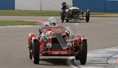 © Octane Photographic Ltd. 2012 Donington Historic Festival. “Mad Jack” for pre-war sportscars, qualifying. Aston Martin Speed - Richard Lake/Jane Varley. Digital Ref : 0314lw7d7232