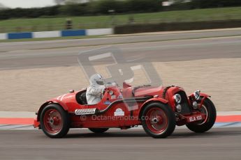 © Octane Photographic Ltd. 2012 Donington Historic Festival. “Mad Jack” for pre-war sportscars, qualifying. Aston Martin Speed - Richard Lake/Paul Alcock. Digital Ref : 0314lw7d7242