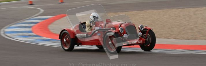 © Octane Photographic Ltd. 2012 Donington Historic Festival. “Mad Jack” for pre-war sportscars, qualifying. Aston Martin Speed - Richard Lake/Jane Varley. Digital Ref 0314lw7d7282