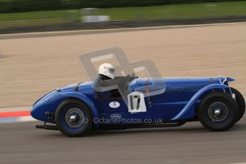 © Octane Photographic Ltd. 2012 Donington Historic Festival. “Mad Jack” for pre-war sportscars, qualifying. Delahaye 135CS - John Polson. Digital Ref : 0314lw7d7307