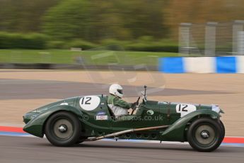 © Octane Photographic Ltd. 2012 Donington Historic Festival. “Mad Jack” for pre-war sportscars, qualifying. Lagonda Le Mans - Robert Lewis. Digital Ref : 0314lw7d7411
