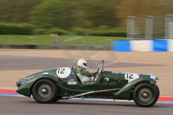 © Octane Photographic Ltd. 2012 Donington Historic Festival. “Mad Jack” for pre-war sportscars, qualifying. Lagonda Le Mans - Robert Lewis. Digital Ref : 0314lw7d7411