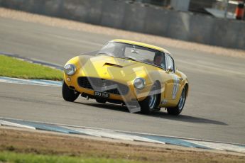 © Octane Photographic Ltd. 2012 Donington Historic Festival. Pre-63 GT, qualifying. Ferrari 250SWB - Jackie Oliver, Gary Pearson. Digital Ref : 0322cb1d9265