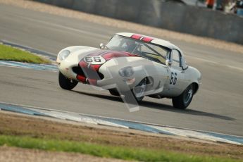 © Octane Photographic Ltd. 2012 Donington Historic Festival. Pre-63 GT, qualifying. Jaguar E-type - McCaig, Wood. Digital Ref : 0322cb1d9271