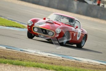 © Octane Photographic Ltd. 2012 Donington Historic Festival. Pre-63 GT, qualifying. Ferrari 250SWB - Clive Joy, Kilian Konig.  Digital Ref : 0322cb1d9338