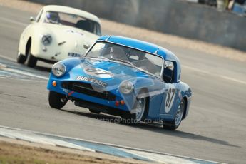 © Octane Photographic Ltd. 2012 Donington Historic Festival. Pre-63 GT, qualifying. Turner Mk.3 - Ken Prichard Jones, Nick Crewdson. Digital Ref : 0322cb1d9369