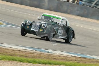 © Octane Photographic Ltd. 2012 Donington Historic Festival. Pre-63 GT, qualifying. Morgan+4 Supersports - Gabriel Kramer, Dion Kramer. Digital Ref : 0322cb1d9374