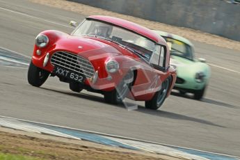 © Octane Photographic Ltd. 2012 Donington Historic Festival. Pre-63 GT, qualifying. AC Ace Bristol - Cussons. Digital Ref : 0322cb1d9379