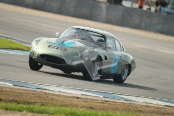 © Octane Photographic Ltd. 2012 Donington Historic Festival. Pre-63 GT, qualifying. Aston Marton DP212 - Wolfgang Friedrichs, David Clark. Digital Ref : 0322cb1d9452