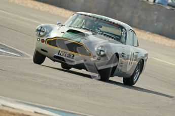 © Octane Photographic Ltd. 2012 Donington Historic Festival. Pre-63 GT, qualifying. Aston Martin DB4 - Nick Naismith. Digital Ref : 0322cb1d9461