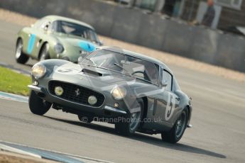 © Octane Photographic Ltd. 2012 Donington Historic Festival. Pre-63 GT, qualifying. Ferrari 250 GT Berlinetta - Lukas Huni, Frank Stippler. Digital Ref : 0322cb1d9495