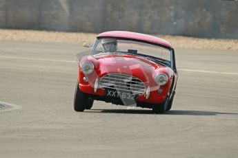 © Octane Photographic Ltd. 2012 Donington Historic Festival. Pre-63 GT, qualifying. AC Ace Bristol - Cussons. Digital Ref : 0322cb1d9500