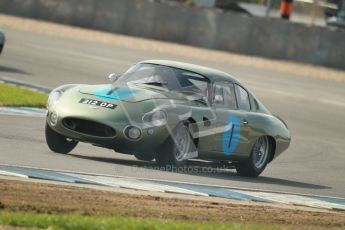 © Octane Photographic Ltd. 2012 Donington Historic Festival. Pre-63 GT, qualifying. Aston Marton DP212 - Wolfgang Friedrichs, David Clark. Digital Ref : 0322cb1d9512