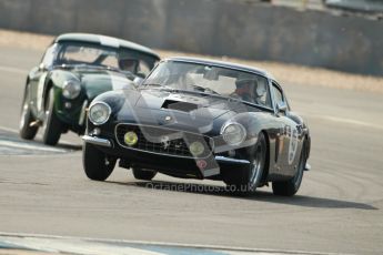 © Octane Photographic Ltd. 2012 Donington Historic Festival. Pre-63 GT, qualifying. Ferrari 250GT Berlinetta - Conrad Ulrich, Willie Green. Digital Ref : 0322cb1d9538