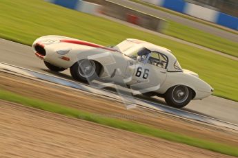 © Octane Photographic Ltd. 2012 Donington Historic Festival. Pre-63 GT, qualifying. Jaguar E-type - McCaig, Wood. Digital Ref : 0322cb7d0358