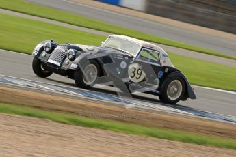 © Octane Photographic Ltd. 2012 Donington Historic Festival. Pre-63 GT, qualifying. Morgan+4 Supersports - John Emberson, Bill Wykeham. Digital Ref : 0322cb7d0375