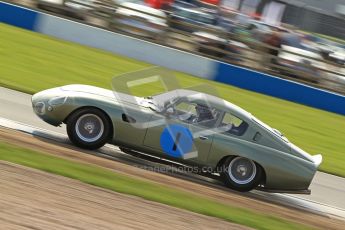 © Octane Photographic Ltd. 2012 Donington Historic Festival. Pre-63 GT, qualifying. Aston Marton DP212 - Wolfgang Friedrichs, David Clark. Digital Ref : 0322cb7d0396