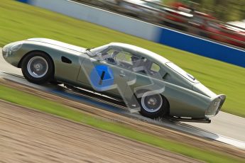 © Octane Photographic Ltd. 2012 Donington Historic Festival. Pre-63 GT, qualifying. Aston Marton DP212 - Wolfgang Friedrichs, David Clark. Digital Ref : 0322cb7d0398
