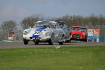 © Octane Photographic Ltd. 2012 Donington Historic Festival. Pre-63 GT, qualifying. Lotus Elite - Nick Atkins, Malcolm Ricketts. Digital Ref : 0322lw7d0193