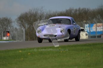 © Octane Photographic Ltd. 2012 Donington Historic Festival. Pre-63 GT, qualifying. Lotus Elite S1 - Michael Gans, Jason Wright. Digital Ref : 0322lw7d0208