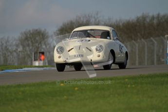 © Octane Photographic Ltd. 2012 Donington Historic Festival. Pre-63 GT, qualifying. Porsche 356 - Michael Burtt, Paul Howells. Digital Ref : 0322lw7d0215
