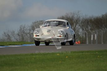 © Octane Photographic Ltd. 2012 Donington Historic Festival. Pre-63 GT, qualifying. Porsche 356 Carrera 2 GT - Carlo Vogele. Digital Ref : 0322lw7d0224
