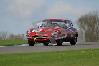 © Octane Photographic Ltd. 2012 Donington Historic Festival. Pre-63 GT, qualifying. Jaguar E-type - Chris Phillips. Digital Ref : 0322lw7d0245