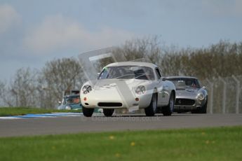 © Octane Photographic Ltd. 2012 Donington Historic Festival. Pre-63 GT, qualifying. Porsche Carrera Abarth - Bill Wykeham, Neil Tolich. Digital Ref : 0322lw7d0252