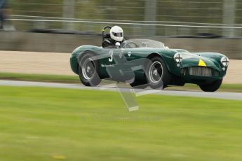 © Octane Photographic Ltd. 2012 Donington Historic Festival. RAC Woodcote Trophy for pre-56 sportscars, qualifying. HWM Sports Racing - Roger Buxton/Michael Steele. Digital Ref : 0316cb1d8112
