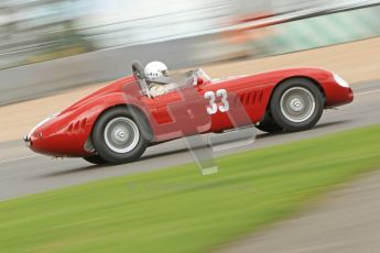 © Octane Photographic Ltd. 2012 Donington Historic Festival. RAC Woodcote Trophy for pre-56 sportscars, qualifying. Maserati 300S - Conrad Ulrich/Willie Green. Digital Ref : 0316cb7d9961
