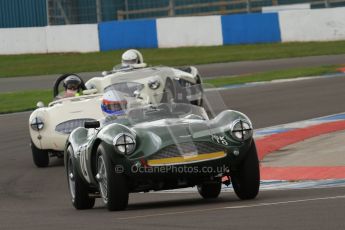 © Octane Photographic Ltd. 2012 Donington Historic Festival. RAC Woodcote Trophy for pre-56 sportscars, qualifying. Aston Martin DB3S - Wolfgang Friedrichs/David Clark. Digital Ref : 0316lw7d8218