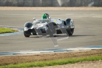 © Octane Photographic Ltd. 2012 Donington Historic Festival. Stirling Moss Trophy for pre-61 sportscars, qualifying. Cooper Monaco - Martin Stretton. Digital Ref : 0321cb1d8944