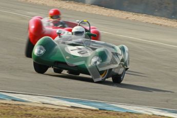 © Octane Photographic Ltd. 2012 Donington Historic Festival. Stirling Moss Trophy for pre-61 sportscars, qualifying. Lotus 17 Prototype - Gabriel Kremer/Dion Kremer. Digital Ref : 0321cb1d9000