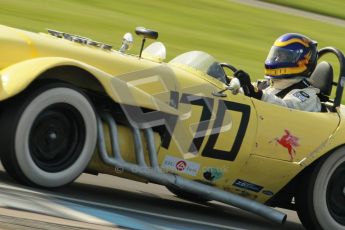 © Octane Photographic Ltd. 2012 Donington Historic Festival. Stirling Moss Trophy for pre-61 sportscars, qualifying. Old Yeller Mk.II - Ernest Nagamatsu. Digital Ref : 0321cb1d9060