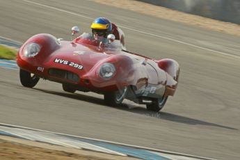 © Octane Photographic Ltd. 2012 Donington Historic Festival. Stirling Moss Trophy for pre-61 sportscars, qualifying. Lotus XI S1 Le Mans - Philip Champion, Sam Stretton. Digital Ref : 0321cb1d9113