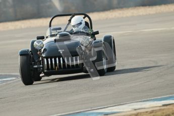 © Octane Photographic Ltd. 2012 Donington Historic Festival. Stirling Moss Trophy for pre-61 sportscars, qualifying. Kurtis 500S - Adam Singer. Digital Ref : 0321cb1d9199