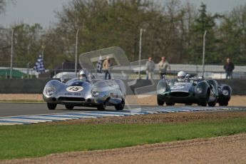 © Octane Photographic Ltd. 2012 Donington Historic Festival. Stirling Moss Trophy for pre-61 sportscars, qualifying. Lotus XV - Ewan McIntyre. Digital Ref : 0321lw7d0015