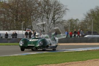 © Octane Photographic Ltd. 2012 Donington Historic Festival. Stirling Moss Trophy for pre-61 sportscars, qualifying. Lotus XI - Jean Jacques-Gravier. Digital Ref : 0321lw7d0064