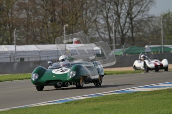 © Octane Photographic Ltd. 2012 Donington Historic Festival. Stirling Moss Trophy for pre-61 sportscars, qualifying. Lotus 17 Prototype - Gabriel Kremer/Dion Kremer. Digital Ref : 0321lw7d9731