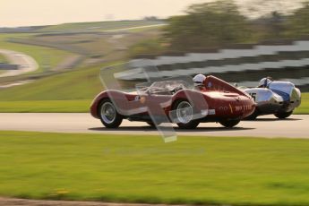 © Octane Photographic Ltd. 2012 Donington Historic Festival. Stirling Moss Trophy for pre-61 sportscars, qualifying. Maserati 250S - Stephen Bond/Keith Fell. Digital Ref : 0321lw7d9874