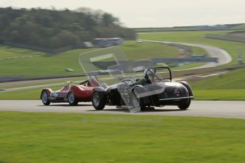 © Octane Photographic Ltd. 2012 Donington Historic Festival. Stirling Moss Trophy for pre-61 sportscars, qualifying. Kurtis 500S - Adam Singer. Digital Ref : 0321lw7d9955