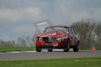 © Octane Photographic Ltd. 2012 Donington Historic Festival. U2TC. Alfa Romeo Giulia Sprint GTA - Paul Halford. Digital Ref : 0323lw7d0466